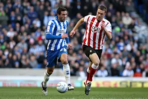 Southampton - 02-01-12 Prints: Brighton & Hove Albion vs Southampton (02-01-12): A Glimpse into the 2011-12 Home Season