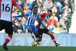 Images Dated 29th October 2017: Brighton and Hove Albion vs. Southampton: A Premier League Battle at American Express Community