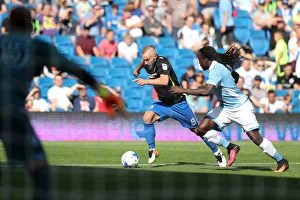Images Dated 31st July 2016: Brighton and Hove Albion vs. SS Lazio: Pre-season Clash at American Express Community Stadium