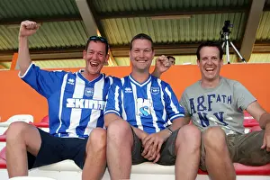 Crowd Shots (Withdean Era) Prints: Brighton & Hove Albion vs Sunderland: Thrilling Crowd Moments from the 2010 Pre-Season Tour in Portugal