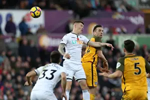 Brighton and Hove Albion vs Swansea City: Premier League Showdown at Liberty Stadium (Nov 2017)