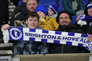 Images Dated 16th March 2022: Brighton & Hove Albion vs. Tottenham Hotspur: Clash at the American Express Community Stadium