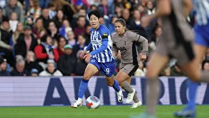 Images Dated 15th October 2023: Brighton & Hove Albion vs. Tottenham Hotspur: A Premier League Showdown - Women's Super League