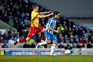 Watford - 17-04-2012 Prints: Brighton & Hove Albion vs. Watford: Gary Dicker in Action