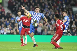 Brighton & Hove Albion vs. Watford: Lewis Dunk in Action (23DEC17)