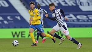 Images Dated 27th February 2021: Brighton and Hove Albion vs. West Bromwich Albion: Intense Premier League Clash at The Hawthorns