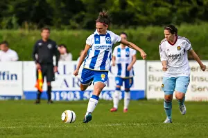 West Ham Prints: Brighton & Hove Albion vs. West Ham United: A 2013-14 Women's Football Battle
