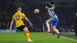 Images Dated 15th December 2021: Brighton and Hove Albion vs. Wolverhampton Wanderers: A Premier League Battle at American Express