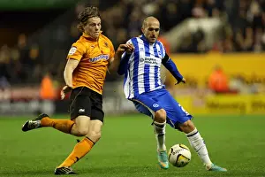 Wolves - 10-11-2012 Prints: Brighton & Hove Albion vs. Wolves: 2012-13 Away Game