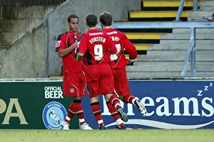 Wycombe Wanderers (F.A. Cup) Prints: Brighton & Hove Albion vs Wycombe Wanderers (FA Cup, 2009-10 Season): Away Game