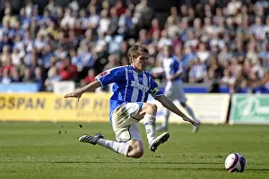 Prints of Match action 2007-08 Home Games Prints: Brighton & Hove Albion vs Yeovil Town: Intense Action from the 2007-08 Home Match