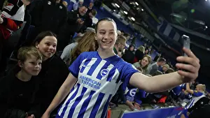 Selfies Prints: Brighton and Hove Albion Women v Everton Women Women's Super League 19APR24