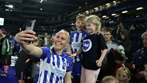 Selfies Prints: Brighton and Hove Albion Women v Everton Women Women's Super League 19APR24