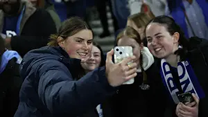 Selfies Prints: Brighton and Hove Albion Women v Everton Women Women's Super League 19APR24