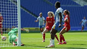 Scores A Goal 1 2 Prints: Brighton and Hove Albion Women v Liverpool Women Women's Super League 19APR25