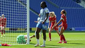 Scores A Goal 1 2 Prints: Brighton and Hove Albion Women v Liverpool Women Women's Super League 19APR25