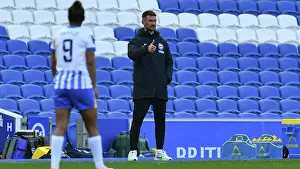 In The Technical Area Prints: Brighton and Hove Albion Women v Liverpool Women Women's Super League 19APR25