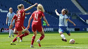 Shoots At Goal Prints: Brighton and Hove Albion Women v Liverpool Women Women's Super League 19APR25