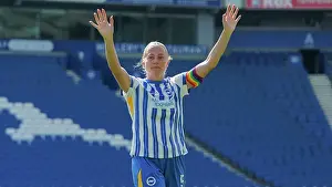 Clapping Prints: Brighton and Hove Albion Women v Liverpool Women Women's Super League 19APR25