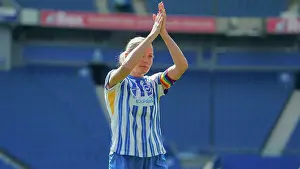 Clapping Prints: Brighton and Hove Albion Women v Liverpool Women Women's Super League 19APR25