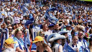 Flags Prints: Brighton and Hove Albion Women v Manchester City Women Women's FA Cup FINAL 31MAY26