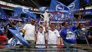 Flags Prints: Brighton and Hove Albion Women v Manchester City Women Women's FA Cup FINAL 31MAY26