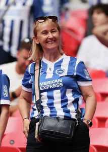 Female Football Fans Prints: Brighton and Hove Albion Women v Manchester City Women Women's FA Cup FINAL 31MAY26