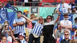 Flags Prints: Brighton and Hove Albion Women v Manchester City Women Women's FA Cup FINAL 31MAY26