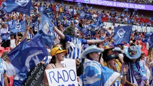 Flags Prints: Brighton and Hove Albion Women v Manchester City Women Women's FA Cup FINAL 31MAY26