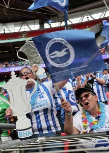 Flags Prints: Brighton and Hove Albion Women v Manchester City Women Women's FA Cup FINAL 31MAY26