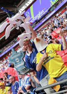 Flags Prints: Brighton and Hove Albion Women v Manchester City Women Women's FA Cup FINAL 31MAY26