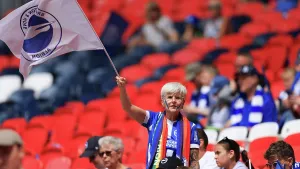 Flags Prints: Brighton and Hove Albion Women v Manchester City Women Women's FA Cup FINAL 31MAY26