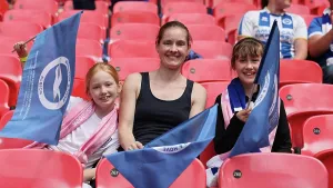 Flags Prints: Brighton and Hove Albion Women v Manchester City Women Women's FA Cup FINAL 31MAY26