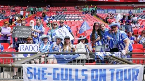 Flags Prints: Brighton and Hove Albion Women v Manchester City Women Women's FA Cup FINAL 31MAY26