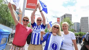 Flags Prints: Brighton and Hove Albion Women v Manchester City Women Women's FA Cup FINAL 31MAY26