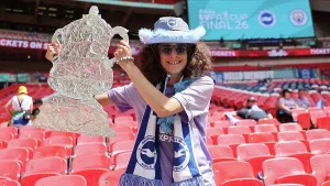 Flags Prints: Brighton and Hove Albion Women v Manchester City Women Women's FA Cup FINAL 31MAY26