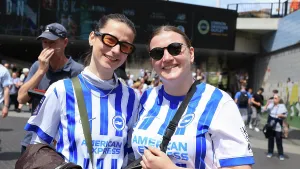 Female Football Fans Prints: Brighton and Hove Albion Women v Manchester City Women Women's FA Cup FINAL 31MAY26