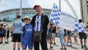 Flags Prints: Brighton and Hove Albion Women v Manchester City Women Women's FA Cup FINAL 31MAY26