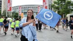 Flags Prints: Brighton and Hove Albion Women v Manchester City Women Women's FA Cup FINAL 31MAY26