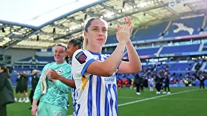 Brighton And Hove Albion Womens Defend Prints: Brighton and Hove Albion Women v Manchester United Women Women's Super League 19OCT24