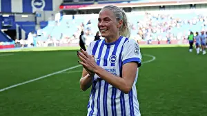 Brighton And Hove Albion Womens Defend Prints: Brighton and Hove Albion Women v Manchester United Women Women's Super League 19OCT24