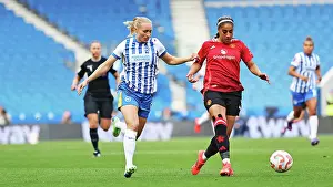 Brighton And Hove Albion Womens Midfie Prints: Brighton and Hove Albion Women v Manchester United Women Women's Super League 19OCT24