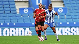 Brighton And Hove Albion Womens Midfie Prints: Brighton and Hove Albion Women v Manchester United Women Women's Super League 19OCT24