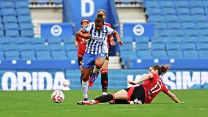 Brighton And Hove Albion Womens Midfie Prints: Brighton and Hove Albion Women v Manchester United Women Women's Super League 19OCT24