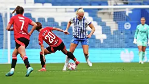 Brighton And Hove Albion Womens Midfie Prints: Brighton and Hove Albion Women v Manchester United Women Women's Super League 19OCT24