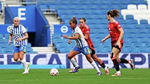 Brighton And Hove Albion Womens Midfie Prints: Brighton and Hove Albion Women v Manchester United Women Women's Super League 19OCT24
