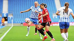 Brighton And Hove Albion Womens Midfie Prints: Brighton and Hove Albion Women v Manchester United Women Women's Super League 19OCT24