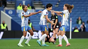 Brighton And Hove Albion Womens Striker Prints: Brighton and Hove Albion Women v West Ham United Women Women's Super League 16NOV24