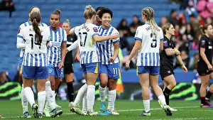Brighton And Hove Albion Womens Striker Prints: Brighton and Hove Albion Women v West Ham United Women Women's Super League 16NOV24