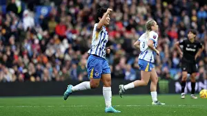 Brighton And Hove Albion Womens Striker Prints: Brighton and Hove Albion Women v West Ham United Women Women's Super League 16NOV24